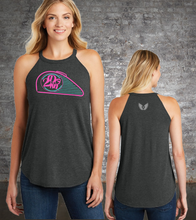 Load image into Gallery viewer, 2 Down Retro Tank Rocker Tank (Black Frost)