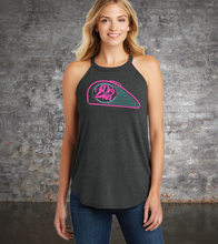 Load image into Gallery viewer, 2 Down Retro Tank Rocker Tank (Black Frost)