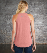 Load image into Gallery viewer, 2 Down Motorcycles and Mascara Rocker Tank  (Rose Frost)