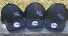 Load image into Gallery viewer, 2 Down Apparel Co. Embroidered Logo 39 THIRTY Performance Cap - Black with White Contrast Stitching