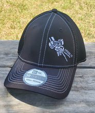 Load image into Gallery viewer, 2 Down Apparel Co. Embroidered Logo 39 THIRTY Performance Cap - Black with White Contrast Stitching