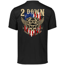 Load image into Gallery viewer, 2 Down Fall Bike Show Artwork Moisture-Wicking Tee