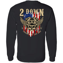 Load image into Gallery viewer, 2 Down Fall Bike Show Artwork Long Sleeve T-Shirt