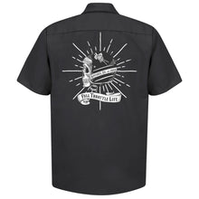 Load image into Gallery viewer, Helmet Rider Short Sleeve Button Down Work Shirt