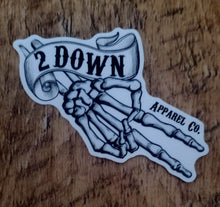 Load image into Gallery viewer, 2 Down Artwork 3" Stickers