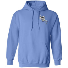 Load image into Gallery viewer, 2 Down Heart Angel Wings Pullover Hoodie