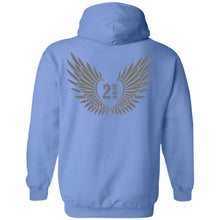 Load image into Gallery viewer, 2 Down Heart Angel Wings Pullover Hoodie