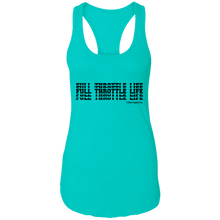 Load image into Gallery viewer, Stacked Full Throttle Life Ladies Ideal Racerback Tank