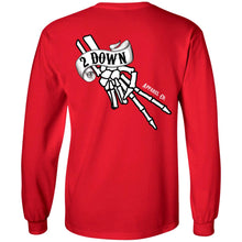 Load image into Gallery viewer, 2 Down Double Signature Finger Logo LS Ultra Cotton T-Shirt