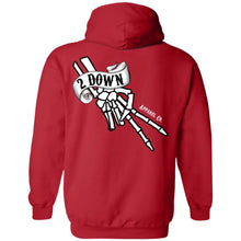 Load image into Gallery viewer, 2 Down Double Signature Finger Logo Pullover Hoodie