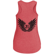 Load image into Gallery viewer, 2 Down Heart Angel Wings Women's Perfect Tri Racerback Tank