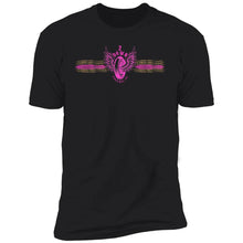 Load image into Gallery viewer, Leopard Retro Tire with Wings in Hot Pink Premium Short Sleeve T-Shirt
