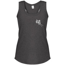 Load image into Gallery viewer, 2 Down Heart Angel Wings Women's Perfect Tri Racerback Tank