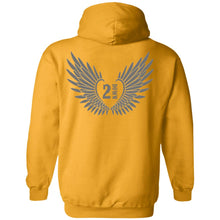 Load image into Gallery viewer, 2 Down Heart Angel Wings Pullover Hoodie
