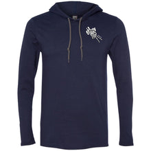 Load image into Gallery viewer, 2 Down Double Signature Finger Logo LS T-Shirt Hoodie