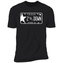 Load image into Gallery viewer, 2 Down License Plate Premium Short Sleeve T-Shirt