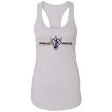 Load image into Gallery viewer, Leopard Retro Tire with Wings Ladies Ideal Racerback Tank
