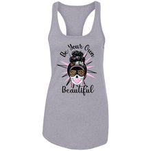 Load image into Gallery viewer, Be Your Own Beautiful Ladies Ideal Racerback Tank