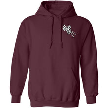 Load image into Gallery viewer, 2 Down Heart Angel Wings Pullover Hoodie