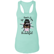 Load image into Gallery viewer, Be Your Own Beautiful Ladies Ideal Racerback Tank