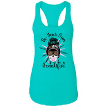 Load image into Gallery viewer, Be Your Own Beautiful Ladies Ideal Racerback Tank