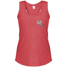 Load image into Gallery viewer, 2 Down Heart Angel Wings Women's Perfect Tri Racerback Tank