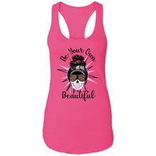 Load image into Gallery viewer, Be Your Own Beautiful Ladies Ideal Racerback Tank