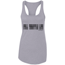 Load image into Gallery viewer, Stacked Full Throttle Life Ladies Ideal Racerback Tank