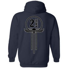 Load image into Gallery viewer, 2 Down Motorcycle Chain Pullover Hoodie