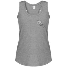 Load image into Gallery viewer, 2 Down Heart Angel Wings Women's Perfect Tri Racerback Tank