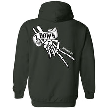 Load image into Gallery viewer, 2 Down Double Signature Finger Logo Pullover Hoodie