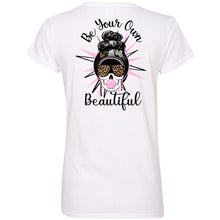Load image into Gallery viewer, Be Your Own Beautiful Ladies' V-Neck T-Shirt