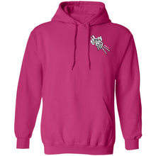 Load image into Gallery viewer, 2 Down Heart Angel Wings Pullover Hoodie