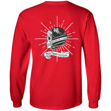 Load image into Gallery viewer, Full Throttle Life Helmet LS Ultra Cotton T-Shirt