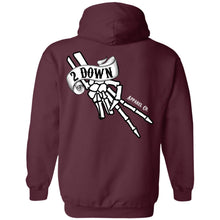 Load image into Gallery viewer, 2 Down Double Signature Finger Logo Pullover Hoodie