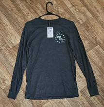 Load image into Gallery viewer, 2023 Fall Patriotic Bike Show Artwork Long Sleeve T Shirt
