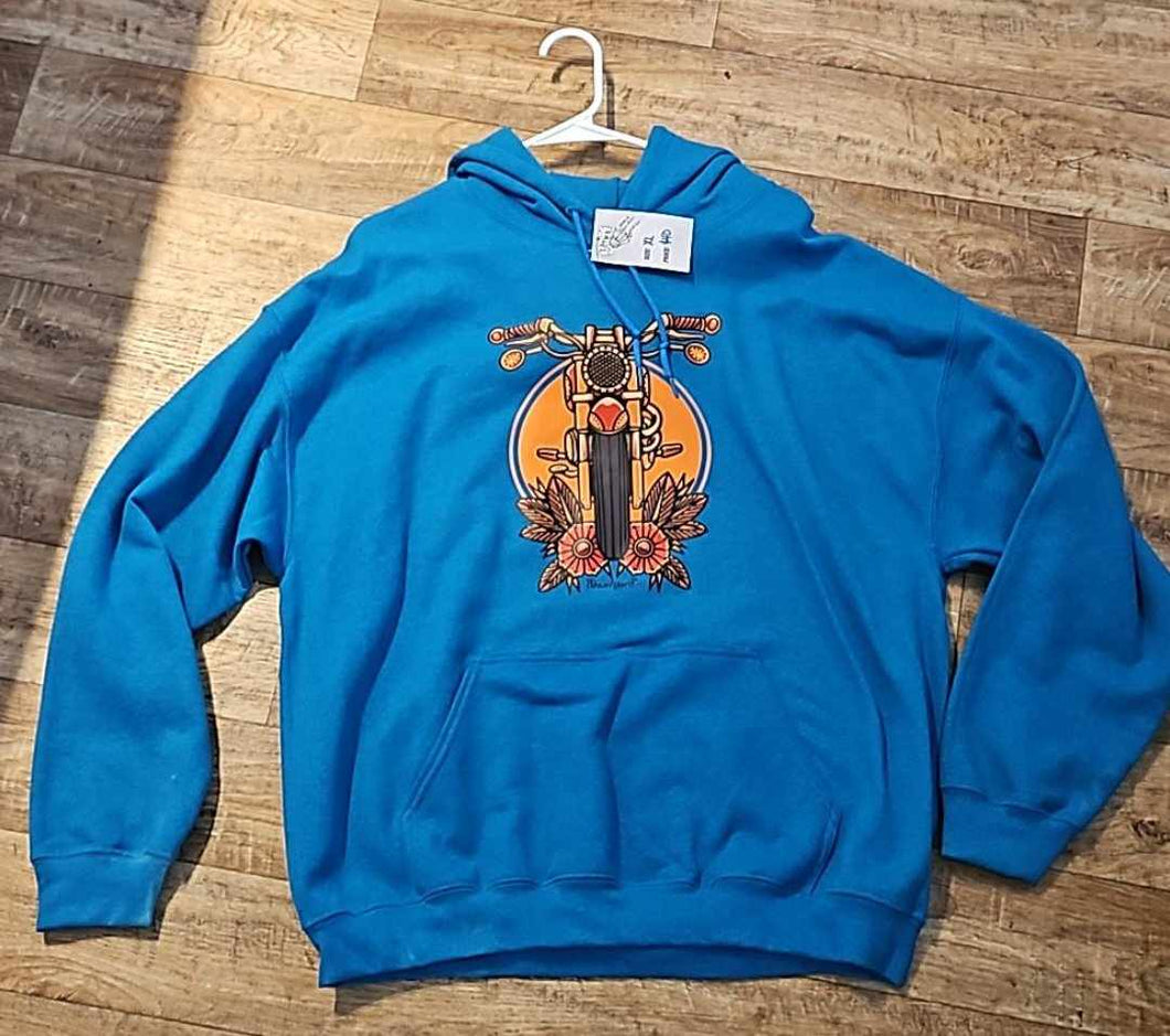 Retro Sunset Heavy Weight Hoodie