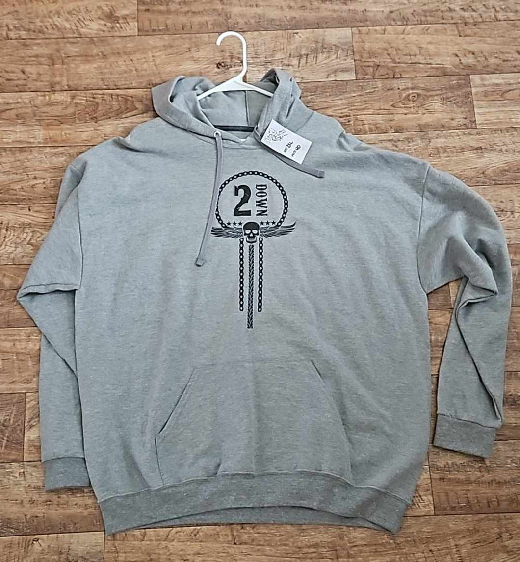 2 Down Chain Mid Weight Hoodie