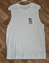 Load image into Gallery viewer, Sleeveless Muscle Shirt Tank License Plate/Patriotic
