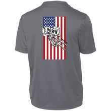 Load image into Gallery viewer, Patriotic Short Sleeve Moisture Wicking Dri Fit Shirt (Gray)
