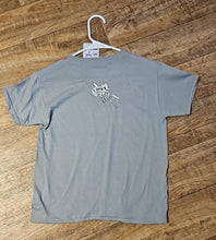 Load image into Gallery viewer, YOUTH/KIDS 2 Down T Shirt Short Sleeve Patriotic and Finger Logo
