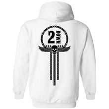 Load image into Gallery viewer, 2 Down Motorcycle Chain Pullover Hoodie
