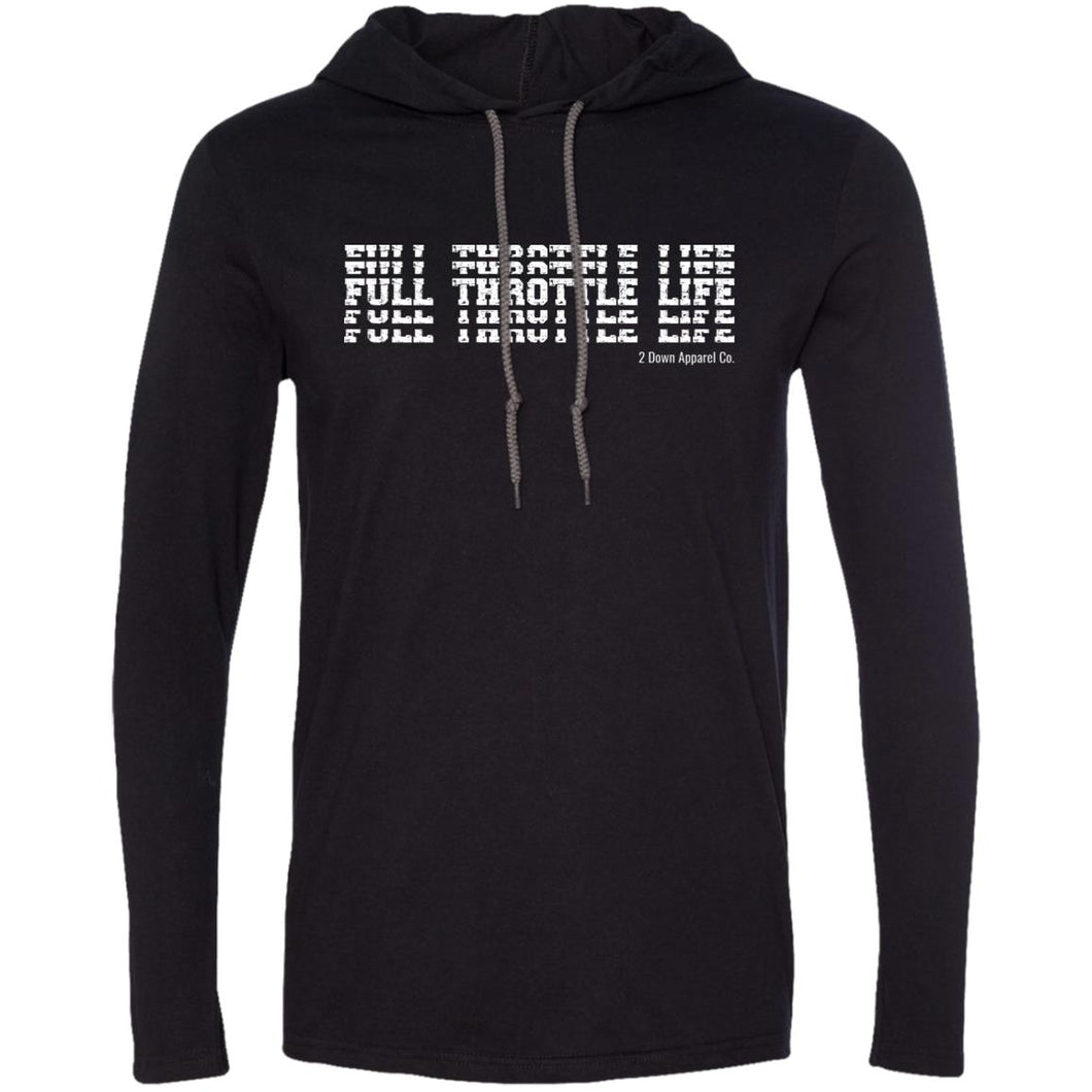 Stacked Full Throttle Life LS T-Shirt Hoodie