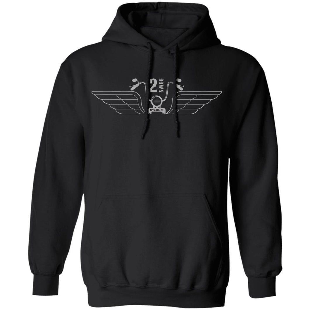 Exhaust Pipe Wings Pullover Hoodie