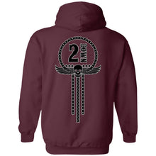 Load image into Gallery viewer, 2 Down Motorcycle Chain Pullover Hoodie
