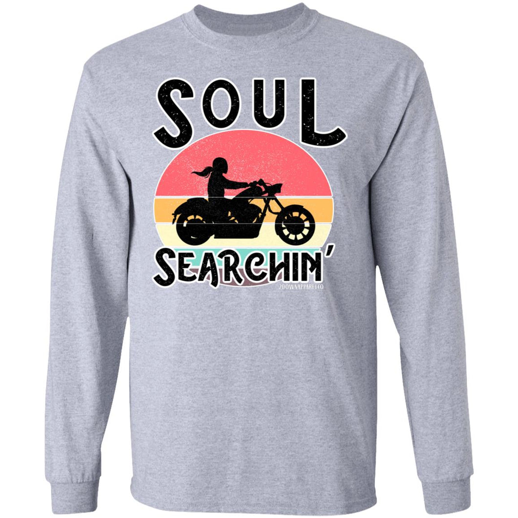 Soul Searchin' Vintage Sunset LS Ultra Cotton T-Shirt