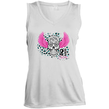 Load image into Gallery viewer, 2 Down Chica  Ladies&#39; Sleeveless V-Neck Performance Tee
