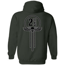 Load image into Gallery viewer, 2 Down Motorcycle Chain Pullover Hoodie
