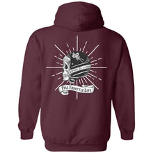 Load image into Gallery viewer, Full Throttle Life Helmet Pullover Hoodie
