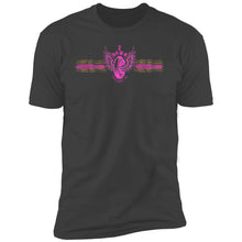 Load image into Gallery viewer, Leopard Retro Tire with Wings in Hot Pink Premium Short Sleeve T-Shirt
